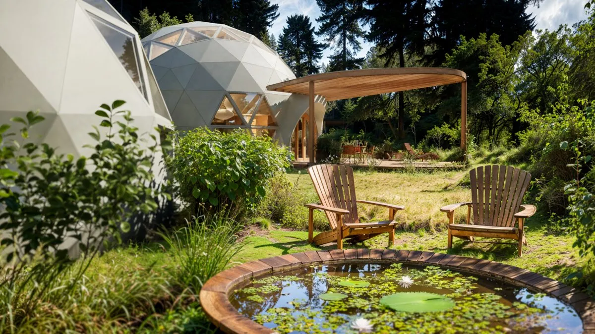 Villagers sharing a meal together